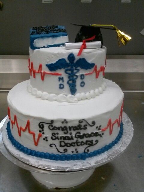 Medical Graduation Cake