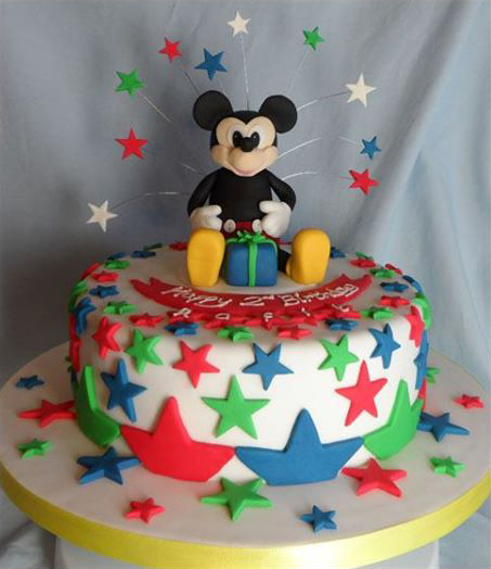 Mickey Mouse Birthday Cake