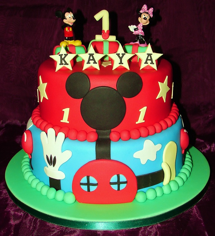 Mickey Mouse Birthday Cake