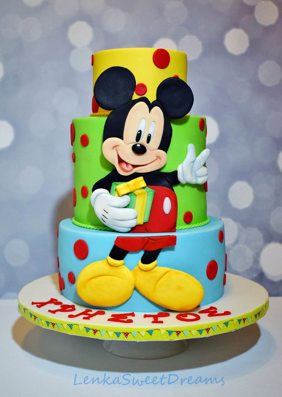 Mickey Mouse Birthday Cake