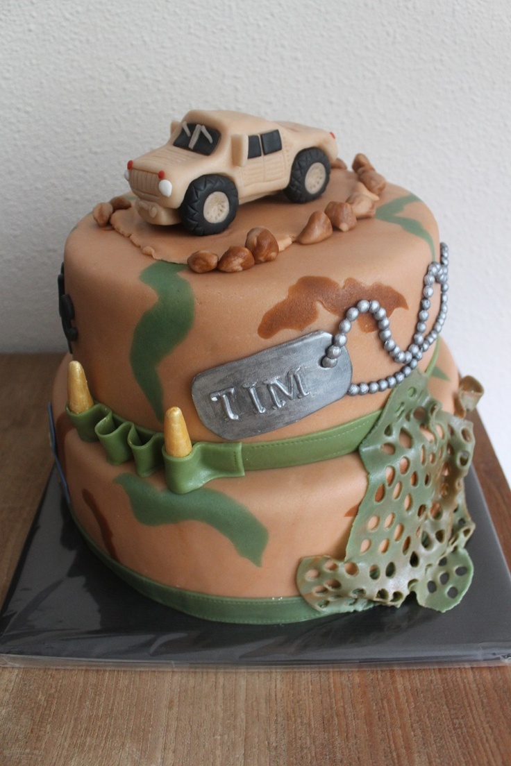 Military Army Cake