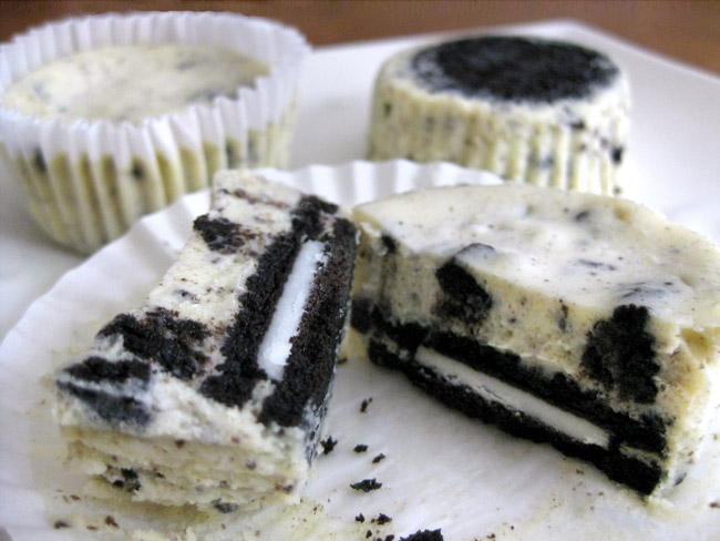 Mini Oreo Cheesecakes