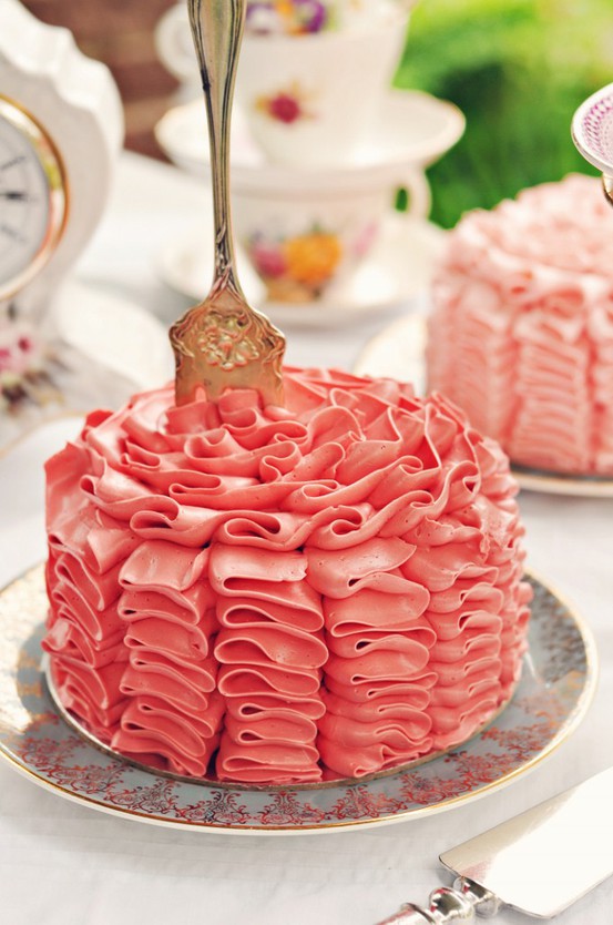 Mini Ruffle Cake