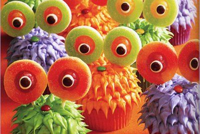 Monster Birthday Cupcakes Idea