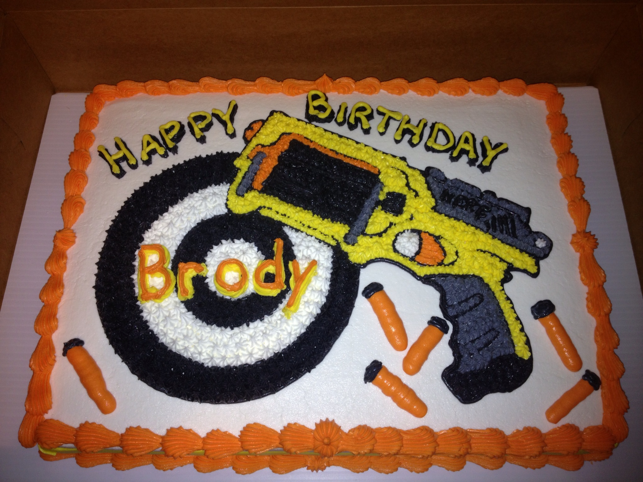 Nerf Gun Birthday Cake Ideas