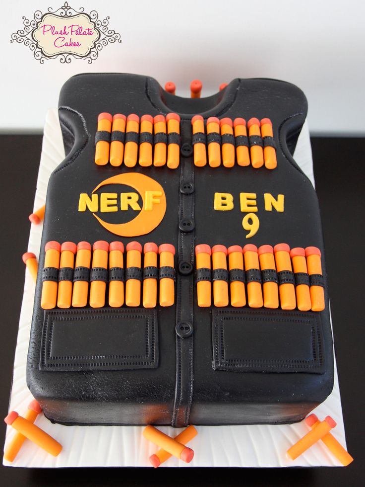 Nerf Gun Cake