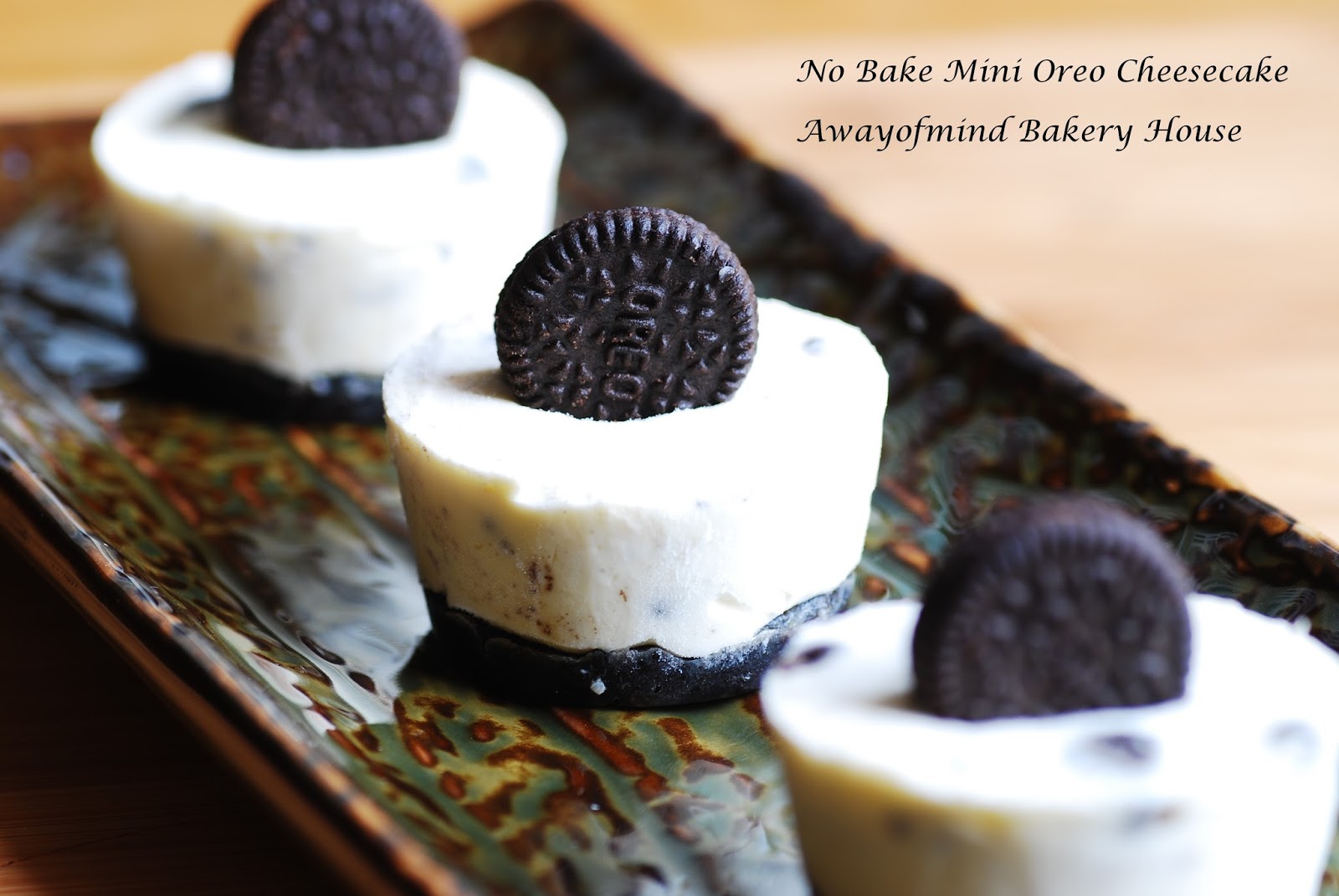 Oreo Cookie Mini Cheesecake Recipe