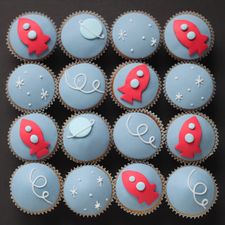 Outer Space Cupcakes