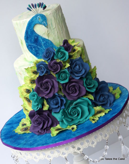 Peacock Birthday Cake Designs