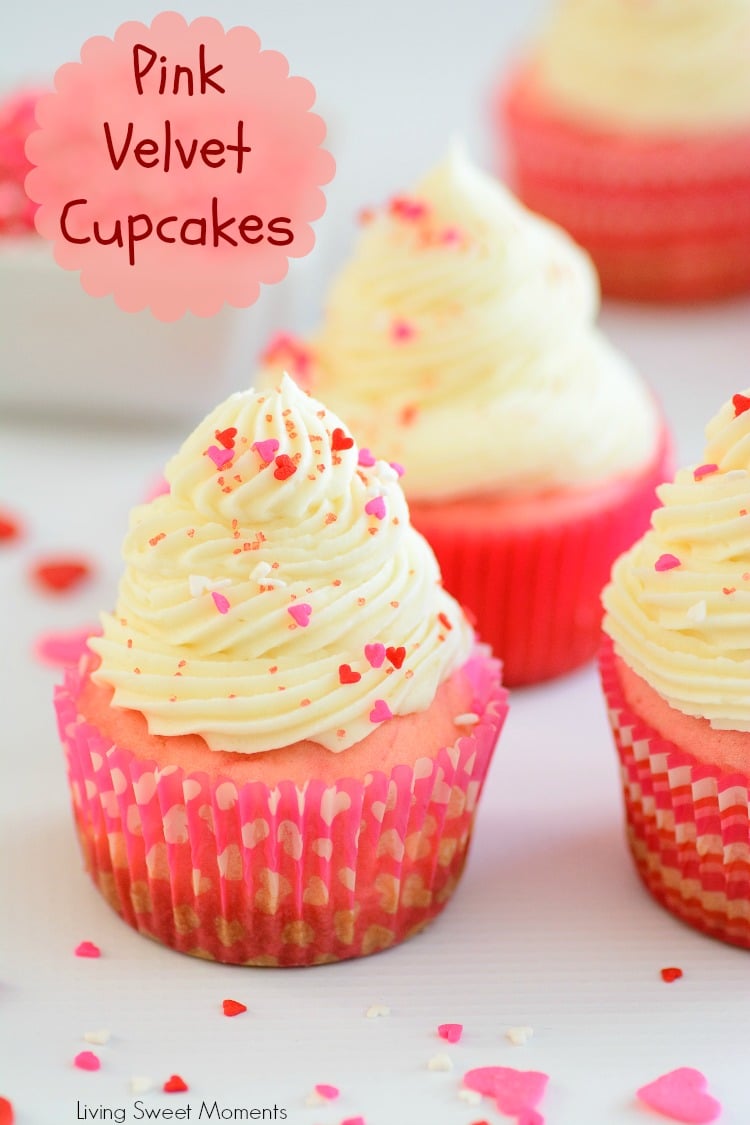 Pink Velvet Cupcakes From Scratch