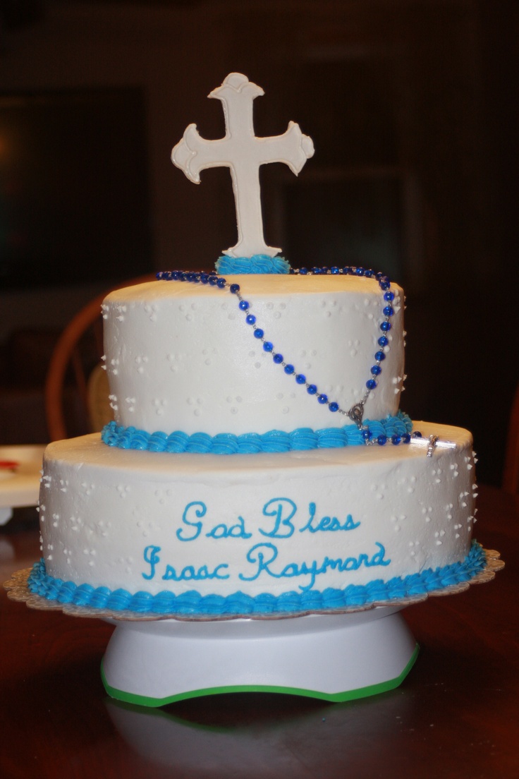 Pinterest Baptism Cake