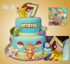 Pokemon Birthday Cake