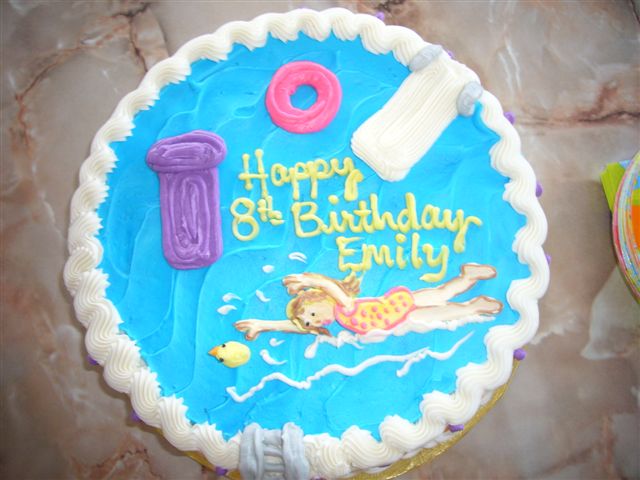 13 Photos of Easy Pool Party Birthday Cakes