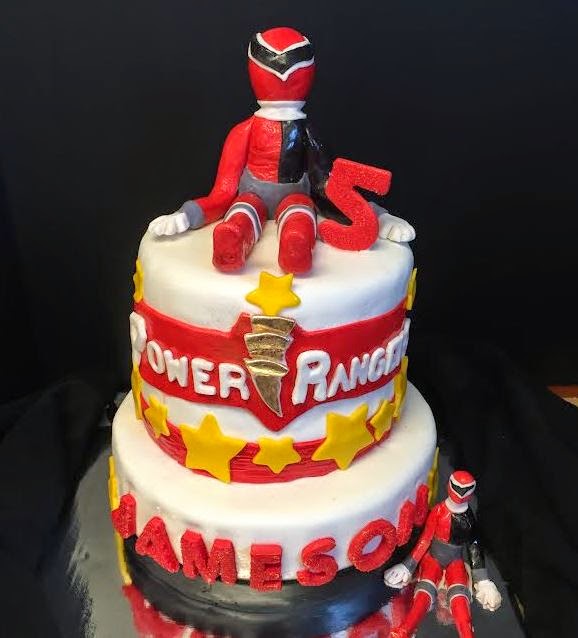 Power Rangers Birthday Cake