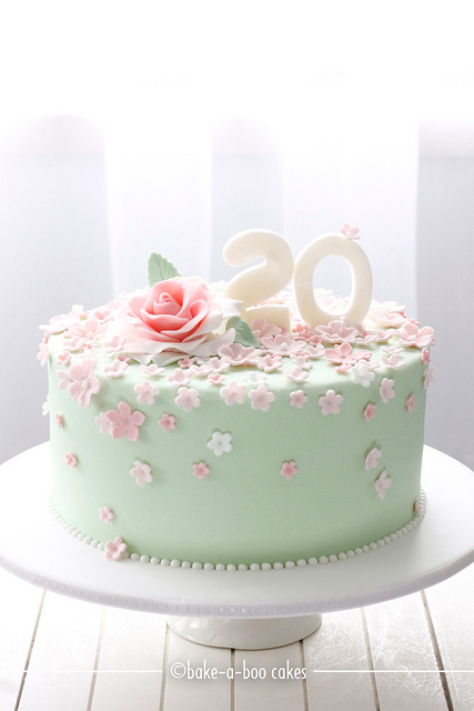 13 Photos of Pretty Spring Birthday Cakes Pinterest