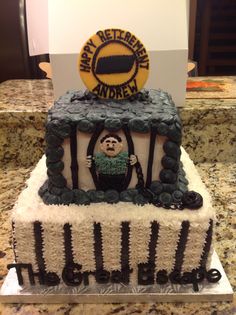 Prison Guard Retirement Cake