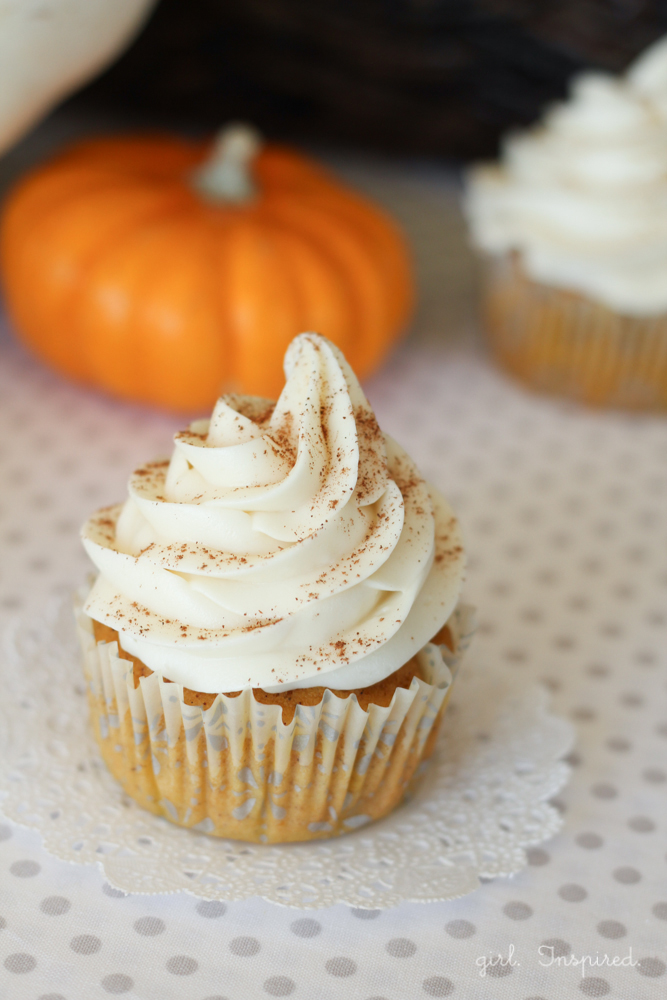 Pumpkin Pie Cupcakes