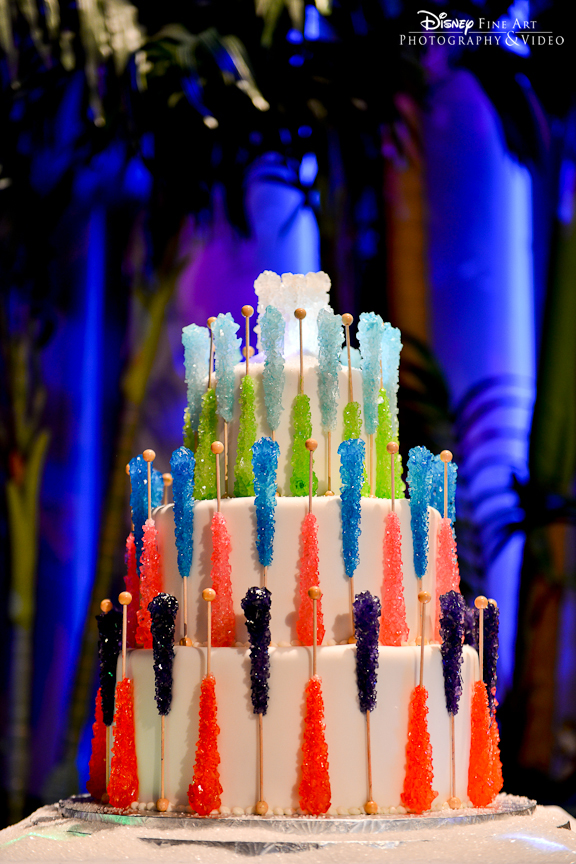 Rock Candy Wedding Cake