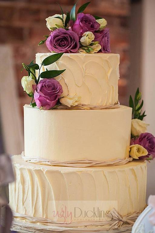 Rustic Buttercream Wedding Cake