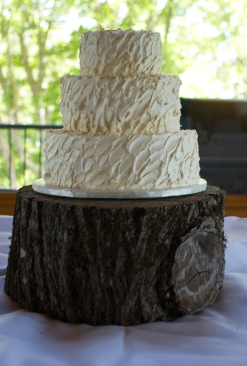 Rustic Buttercream Wedding Cake