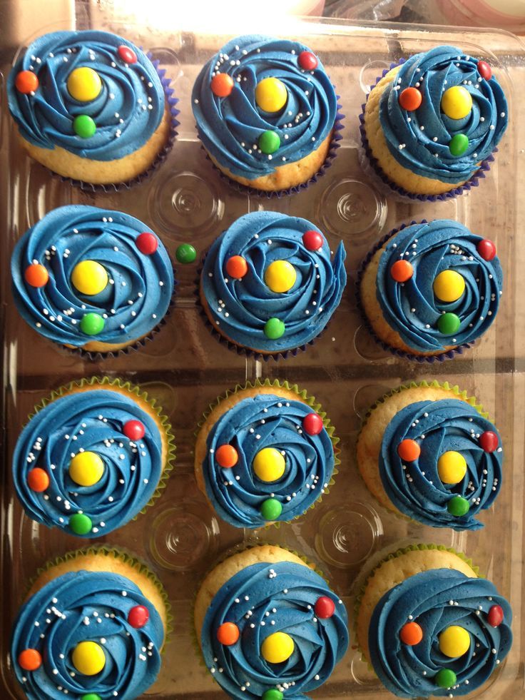 Solar System Cupcakes