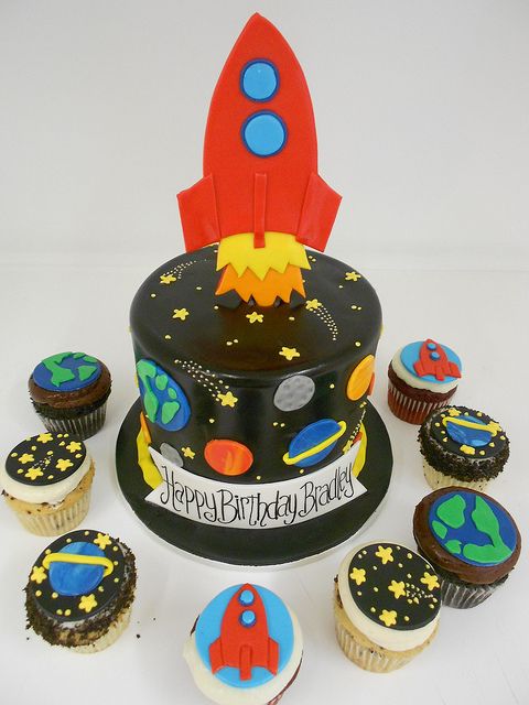 Space Birthday Cake