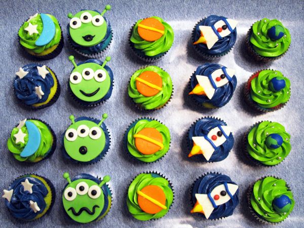 Space Cupcake Ideas