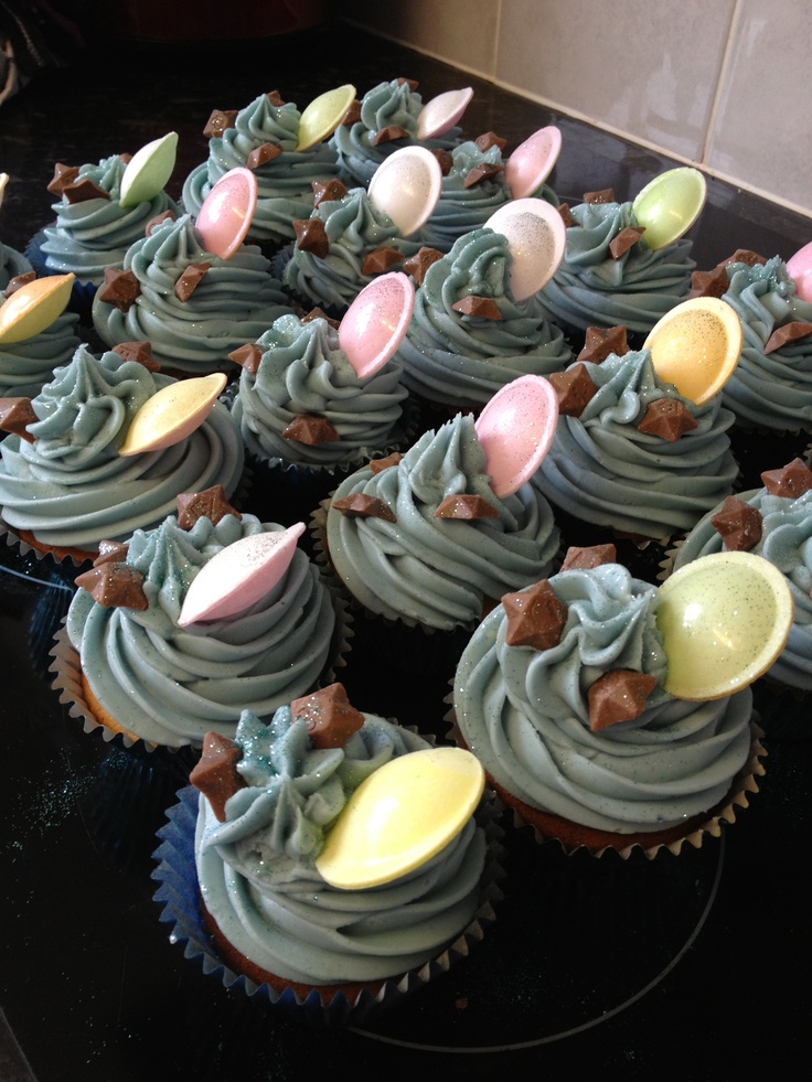 Space-Themed Cupcakes