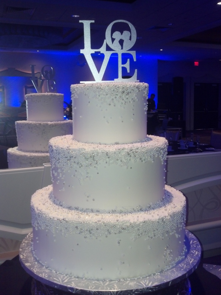 Sparkly Wedding Cakes Buttercream