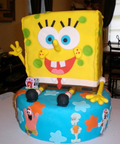 Spongebob Birthday Cake