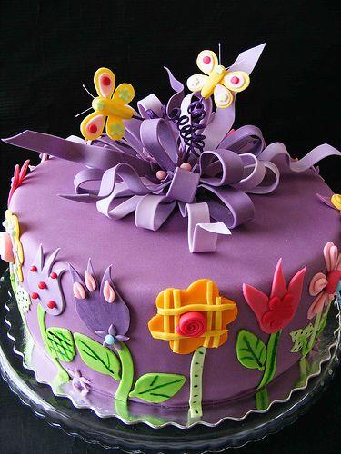 Spring Flowers Cake