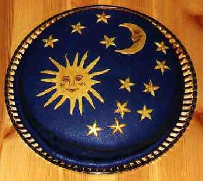 Sun Stars Moon Birthday Cake