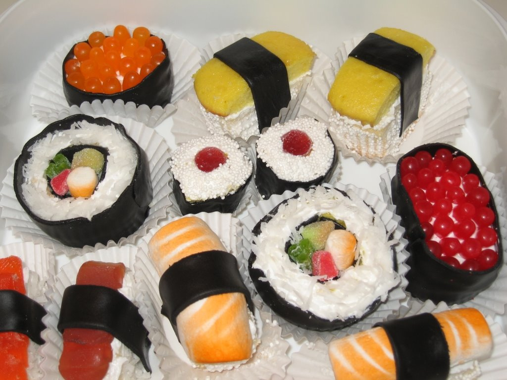 Sushi Cupcakes