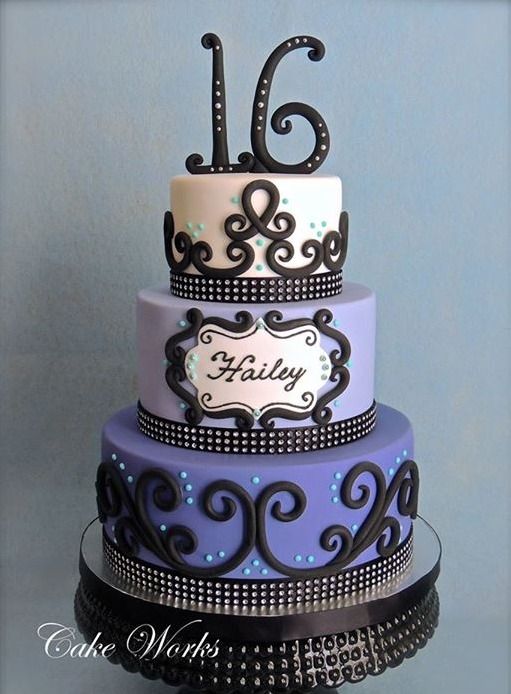 Sweet 16 Birthday Cake