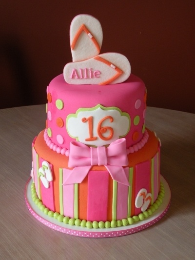 Sweet 16th Birthday Cakes for Girls