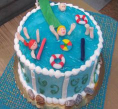 Swimming Pool Cake