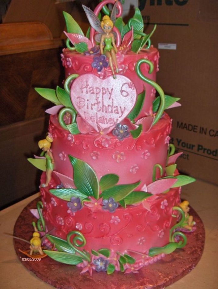 Tinkerbell Birthday Cake Idea