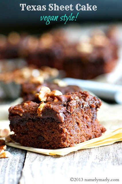 Vegan Texas Sheet Cake