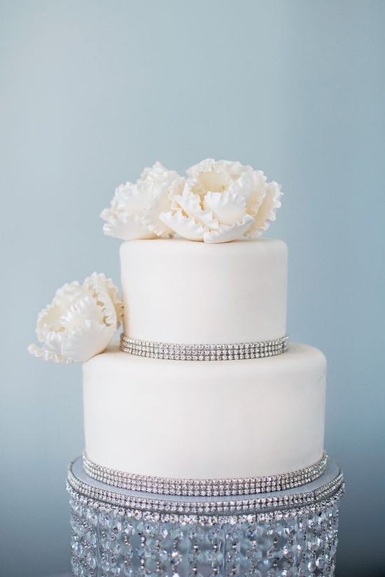 Wedding Cake Stands with Bling