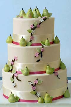 Wedding Cake with Fruit