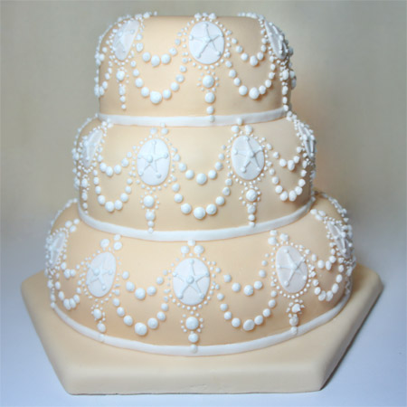 Wedding Cake with Royal Icing