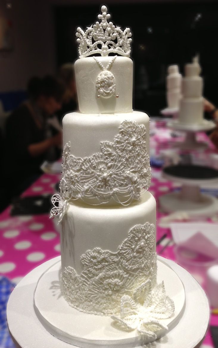 Wedding Cake with Royal Icing