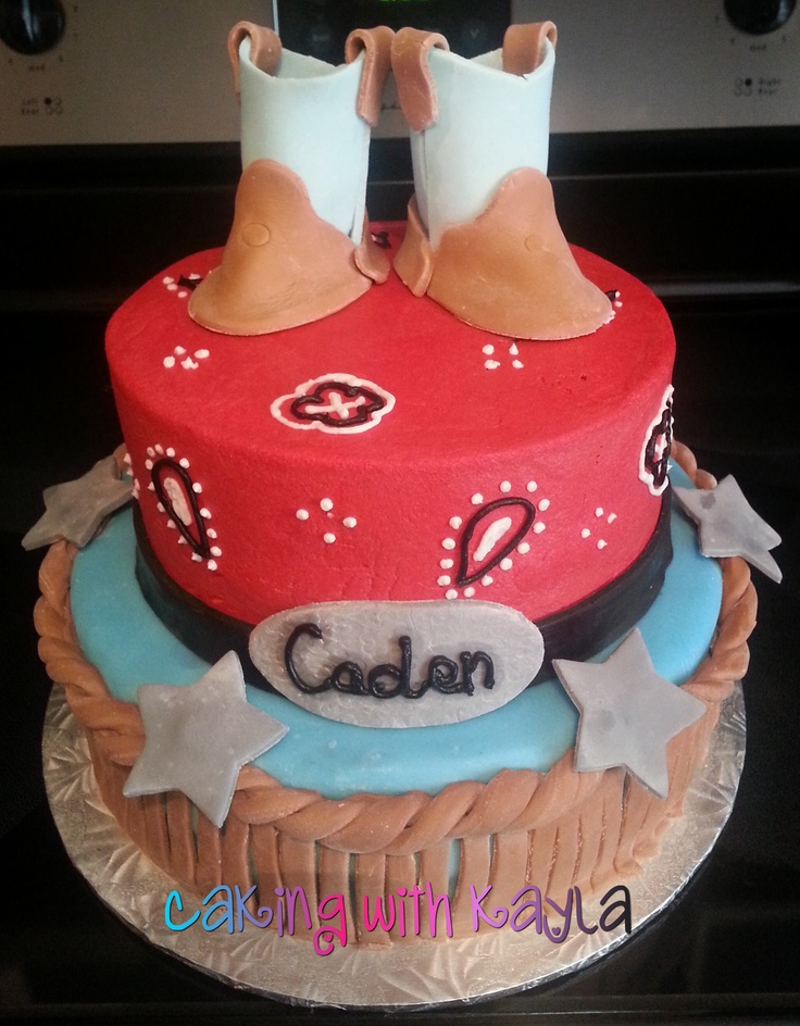 10 Photos of Western Boy Birthday Cakes Buttercream