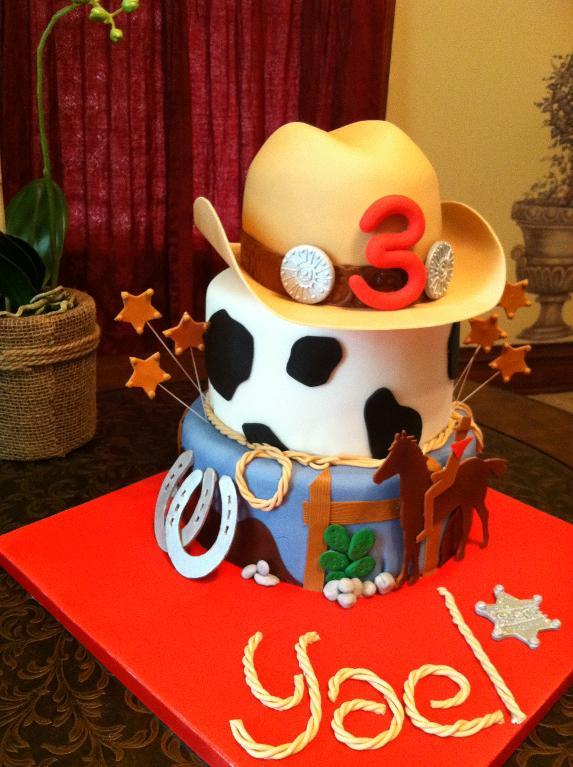 Western Cowboy Cake Decorations