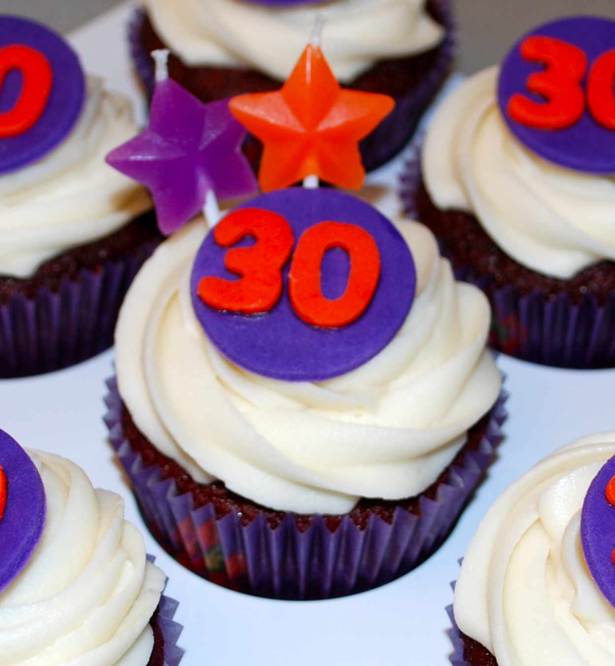 30th Birthday Cupcakes