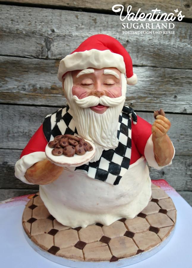 3D Santa Claus Cake