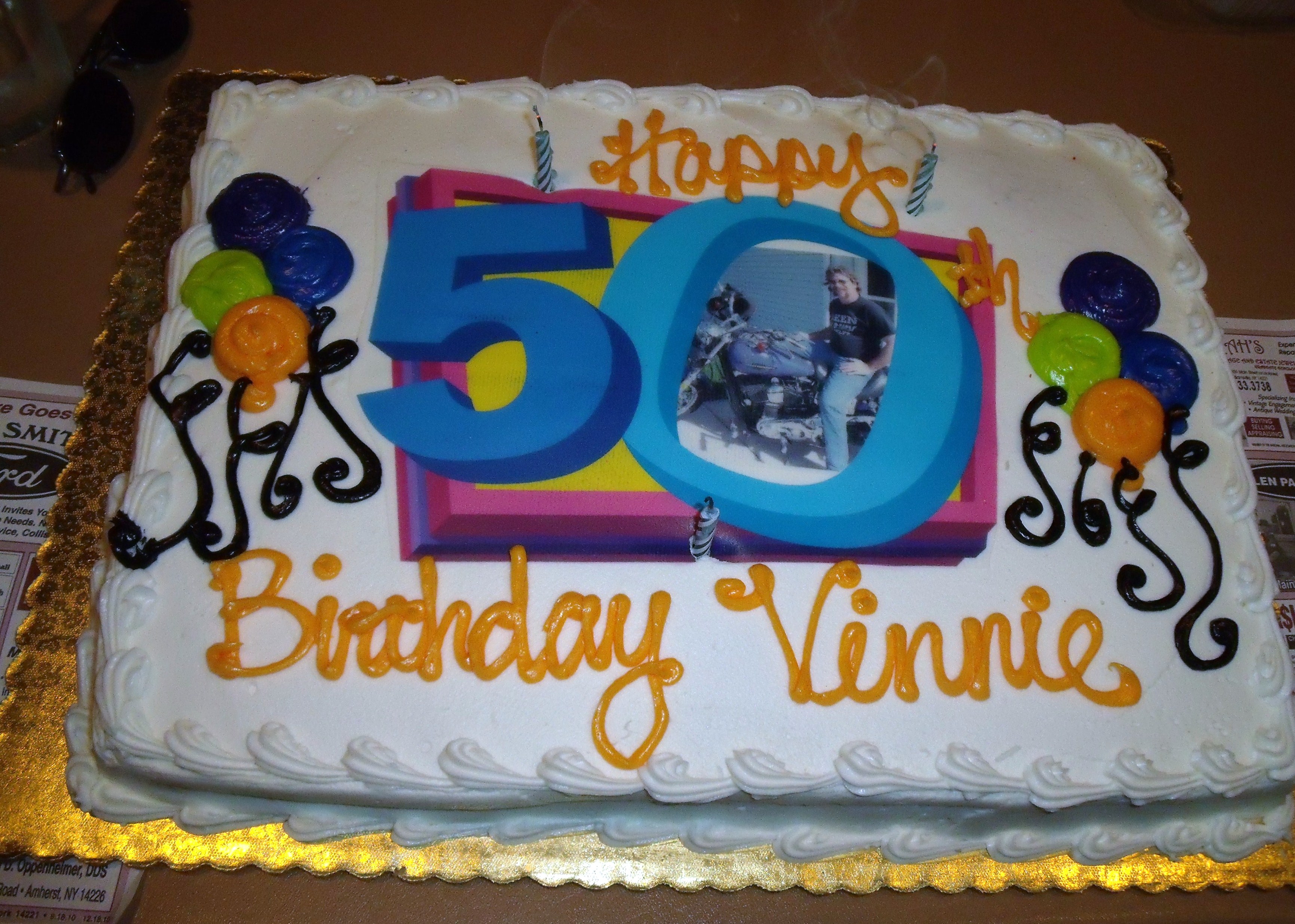 50th Birthday Cake Ideas