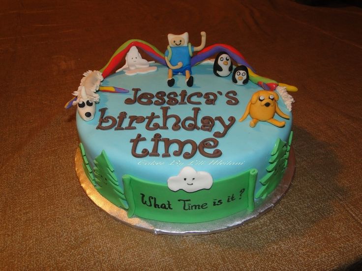 7 Photos of Finn And Jake Birthday Cakes