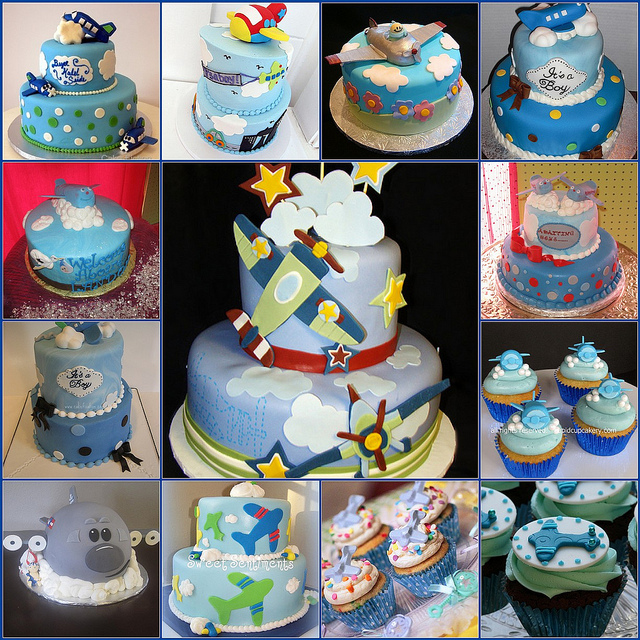 Airplane Baby Shower Cake Ideas