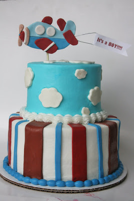 12 Photos of Airplane Theme Baby Shower Cakes